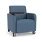 Lesro Siena Lounge Reception Guest Chair W/ Swivel Tablet, 27 in W 29.5 in L 32.5 in H SN1101 - alternate 1